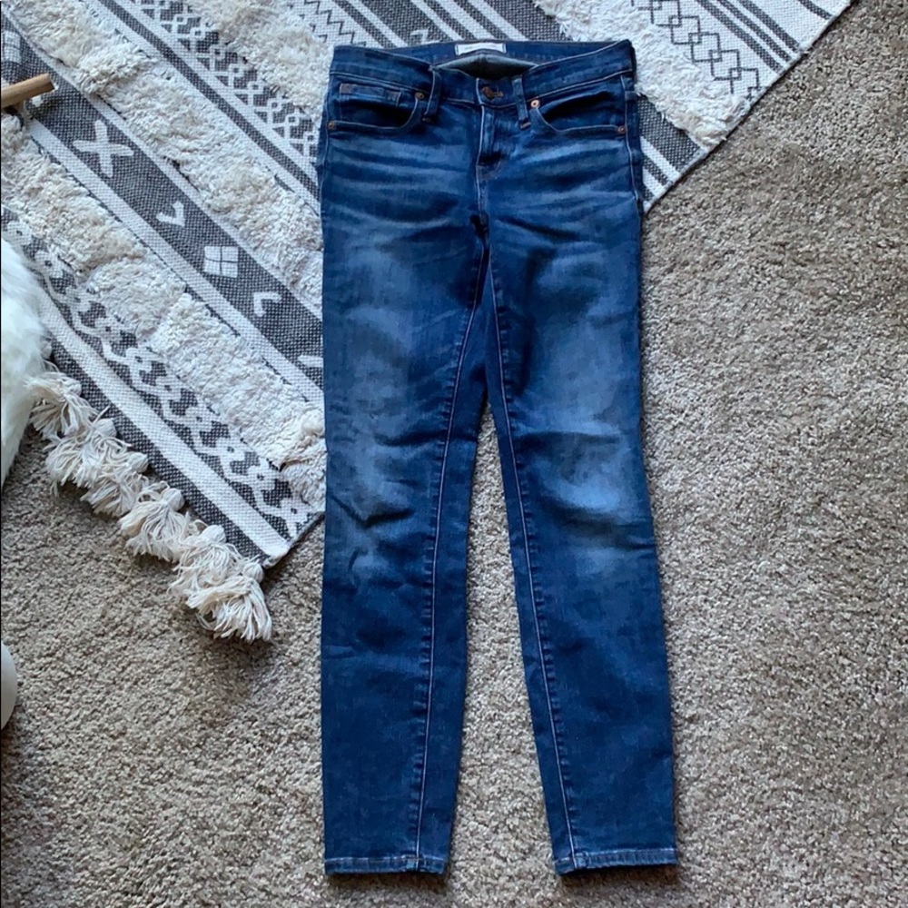 Madewell 8’’ skinny jeans in Ames wash